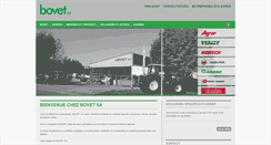 Desktop Screenshot of bovet-sa.ch